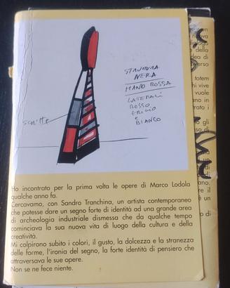 cofanetto catalogo d'arte marco lodola firmato 