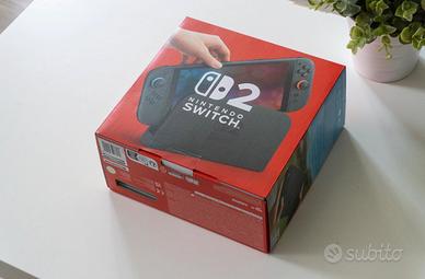 Nintendo Switch 2 nuova, ancora sigillata.