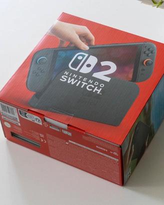 Nintendo Switch 2 nuova, ancora sigillata.