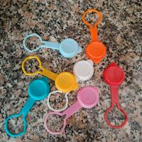 7 tappi con collarino Pedrini