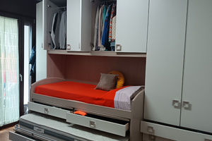 Letto in castello rientrevole