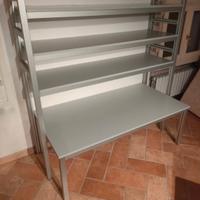 scrivania per bambini con scaffale robusta