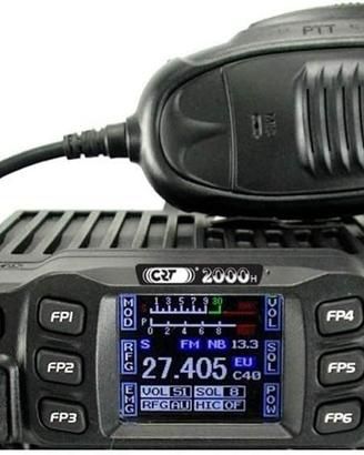 RADIO CB CRT 2000 AM 8W FM 15W DA 25 A 30 MHz