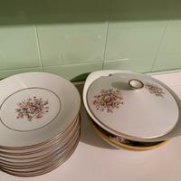 Servizio piatti antichi