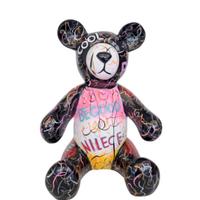 Statutta Pop Art Teddy Bear Fibra Ottica