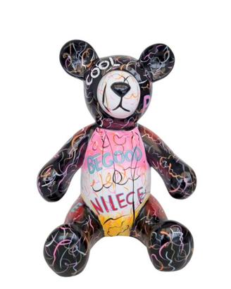 Statutta Pop Art Teddy Bear Fibra Ottica