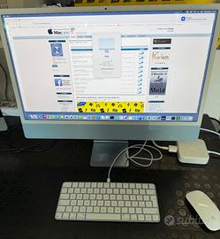 Apple iMac 24 M3 ssd 512GB come nuovo in garanzia