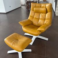 Poltrona pelle Re-Vive Natuzzi