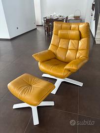 Poltrona pelle Re-Vive Natuzzi