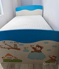 LETTO SINGOLO IN BETULLA