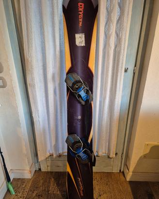 tavola snowboard hard oxygen con attacchi