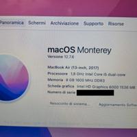MacBook Air 13” (2017) i5 – 8GB RAM – SSD – 230€