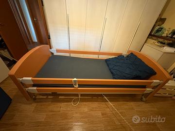 Letto ortopedico + materasso antidecubito