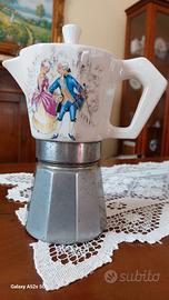 Caffettiera ceramica e acciaio