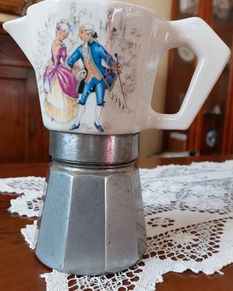 Caffettiera ceramica e acciaio