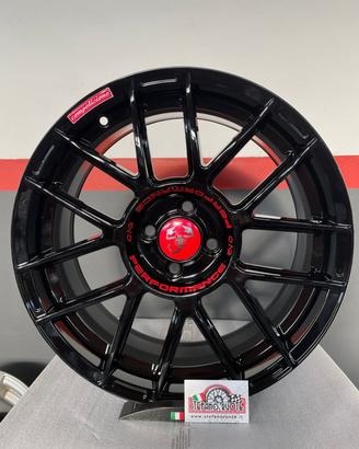 CERCHI IN LEGA 500 ABARTH NERO LUCIDO FONDMETAL 9 