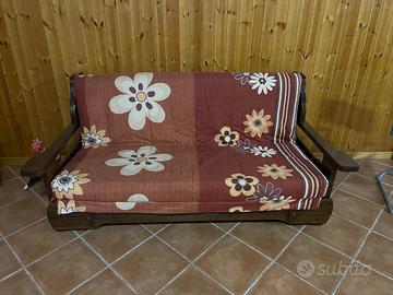 Divano letto rustico