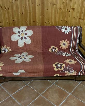 Divano letto rustico