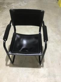 Sedie in pelle coppia