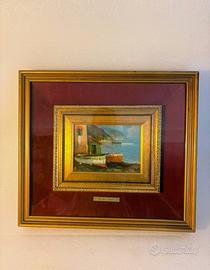 Dipinto firmato G. Salvati con cornice