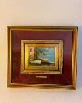 Dipinto firmato G. Salvati con cornice