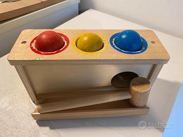Palle di legno da inserire e far rotolare