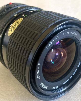 SIGMA ZOOM 28-70mm F3.5-4.5 CANON FD MOUNT