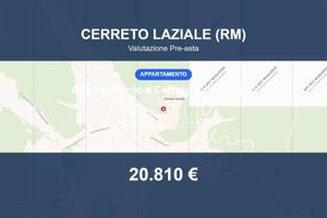 Immobile in asta di 54 m² a Cerreto Laziale