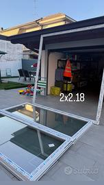 Finestra e porte con 2 ante e normale