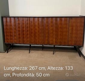 Credenza vintage italiana anni 50 60 design 267 cm