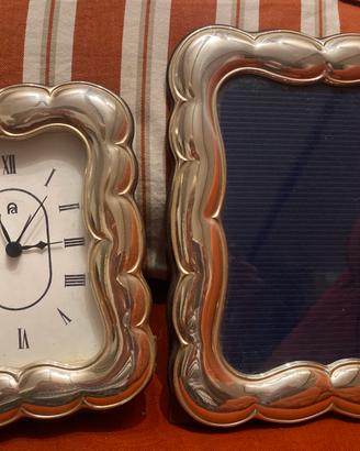 Set Portafoto ed orologio
