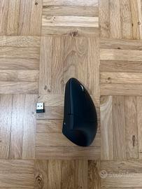 Mouse ergonomico wireless + cablato TUCANO