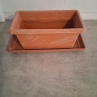 vaso completo di sottovaso