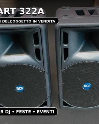 Coppia RCF 322 A cassa audio per spettacoli 