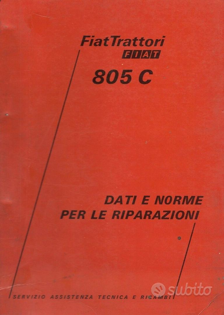 Manuali officina Uso manutenzione trattori FIAT Libri e Riviste In vendita a Modena