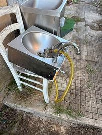 Lavandino commando pedale