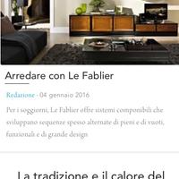 Parete attrezzata le faiber