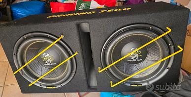 Impianto stereo auto ground zero professionale 