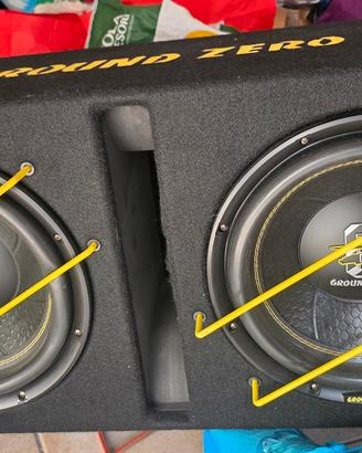 Impianto stereo auto ground zero professionale 