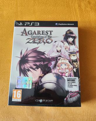 AGAREST Generations of War Zero LIMITED PS3 NUOVO
