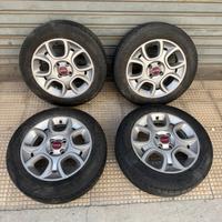 4 CERCHI IN LEGA 15 FIAT NEW PANDA DAL 2012 AL 202