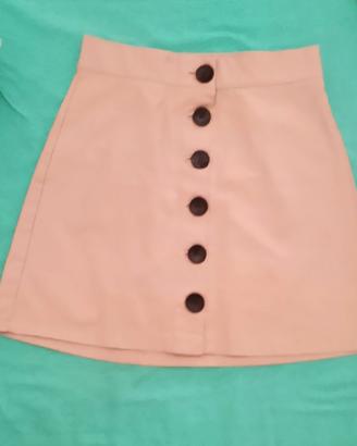 Minigonna donna " Zuiki" rosa salmone XS