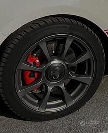 cerchi+pneumatici invernali Continental  ABARTH 