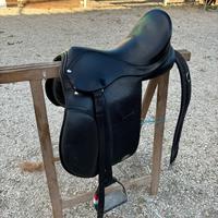 Sella da Completo in cuoio nero