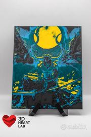 Ichigo Bankai | Bleach | Quadro 3D anime manga