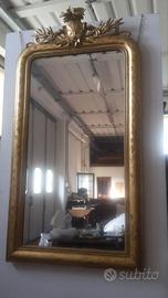 SPECCHIERA IN FOGLIA D' ORO DELLA META' 800.