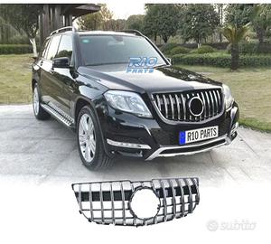 GRIGLIA MERCEDES GLK X204 12-15 LOOK AMG NERO LUCI