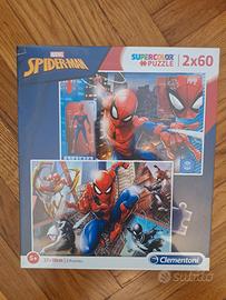 Puzzle Spiderman Clementoni Doppio 2 x60 pezzi
