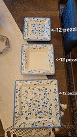 Set Piatti Tiffany Boutique Italia anno 89-99