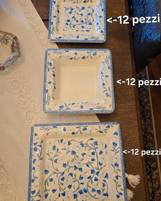 Set Piatti Tiffany Boutique Italia anno 89-99